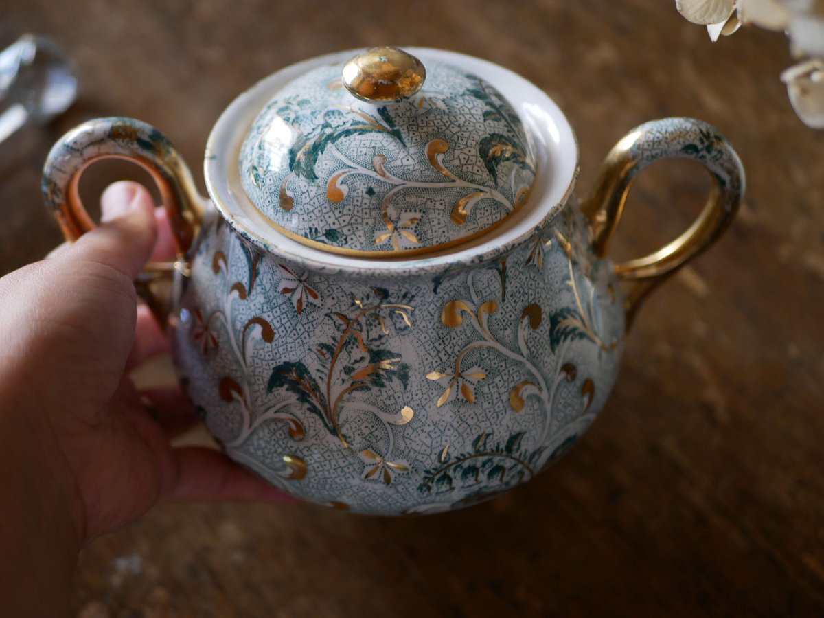 MUGUET すずらん クレイユモントロー シュクリエ フランスアンティーク