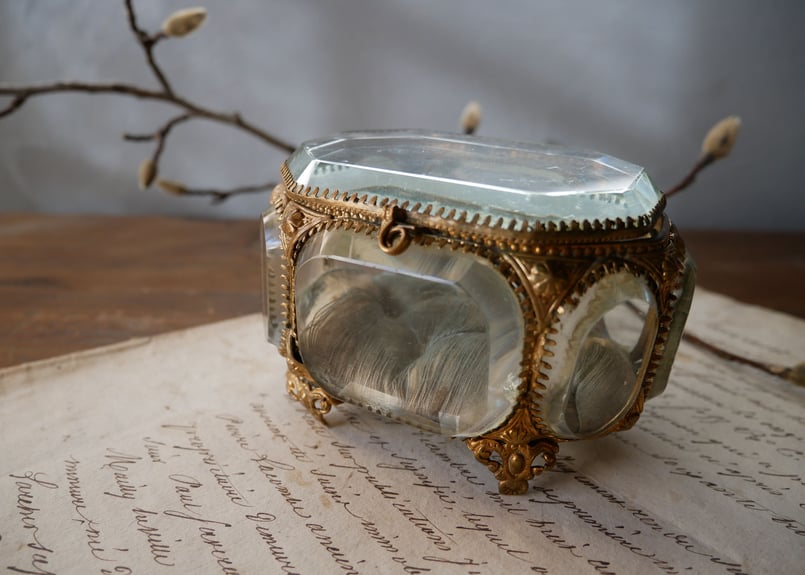 8．アンティークジュエリーボックス フランスアンティーク | mamantique