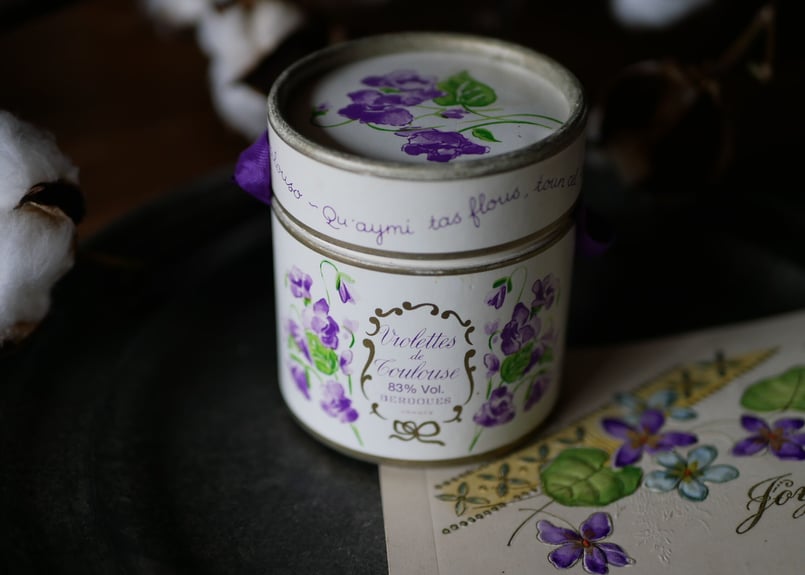 トゥールーズ スミレ 香水 ベルドゥ社 フランスアンティーク 香水瓶