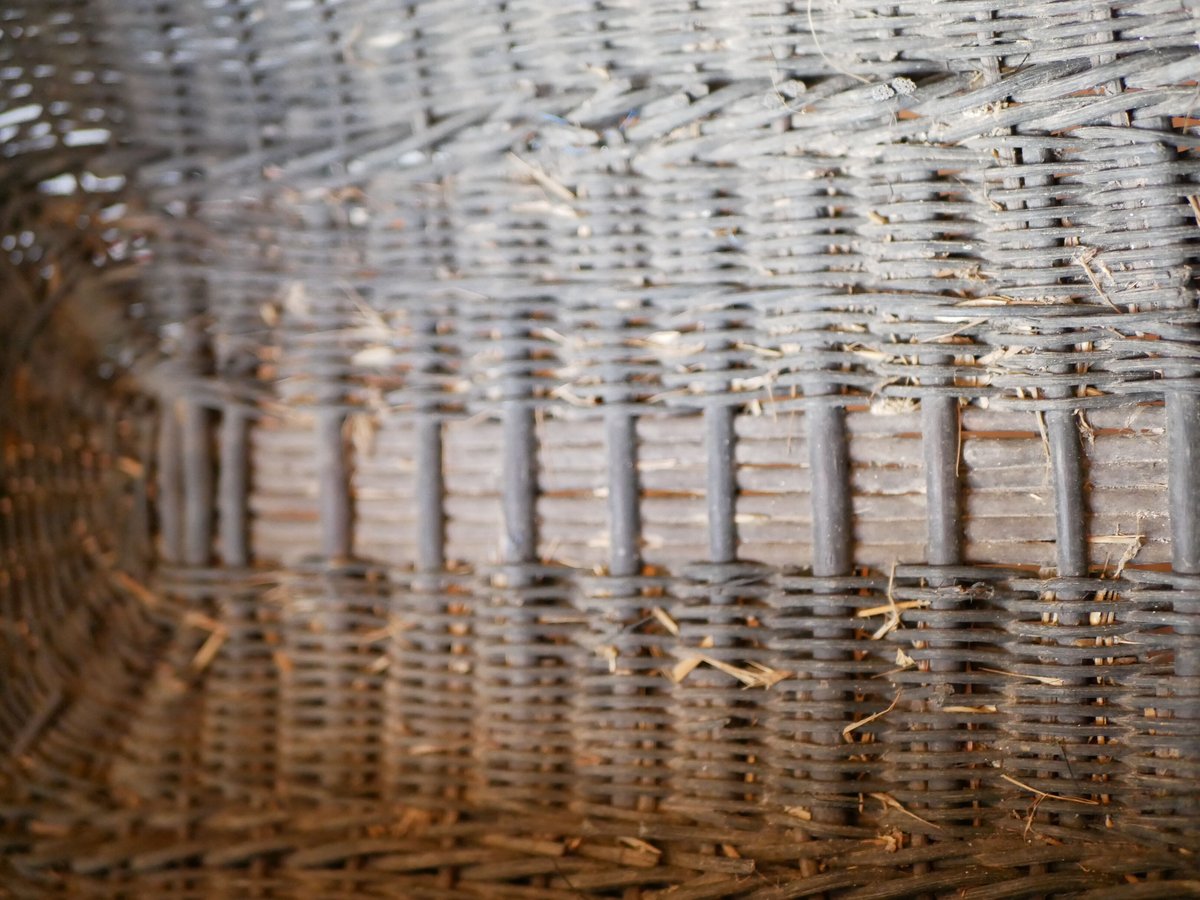 パニエ フランスの古いかご バスケット フランスアンティーク