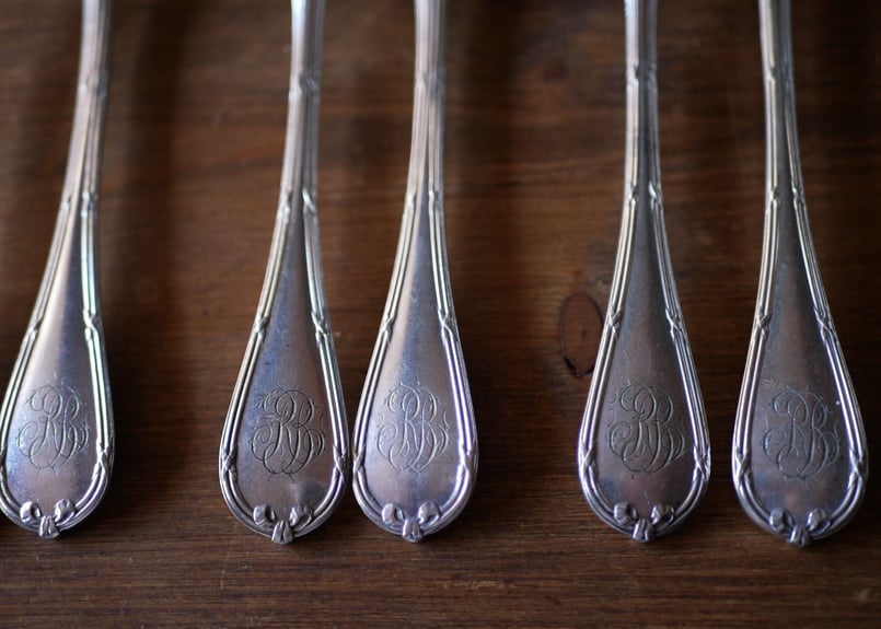 CHRISTOFLE モノグラム クリストフル スプーン＆フォーク リュバン