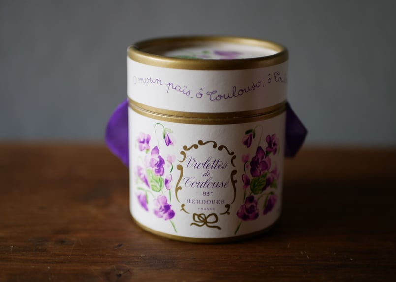 トゥールーズ スミレ 香水 ベルドゥ社 フランスアンティーク 香水瓶