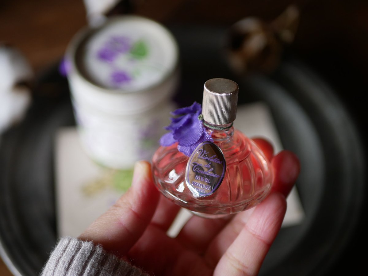 トゥールーズ スミレ 香水 ベルドゥ社 フランスアンティーク 香水瓶