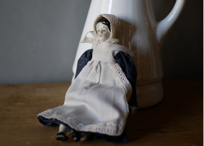 チャイナヘッド ドール お人形 アンティークドール アンティークのある