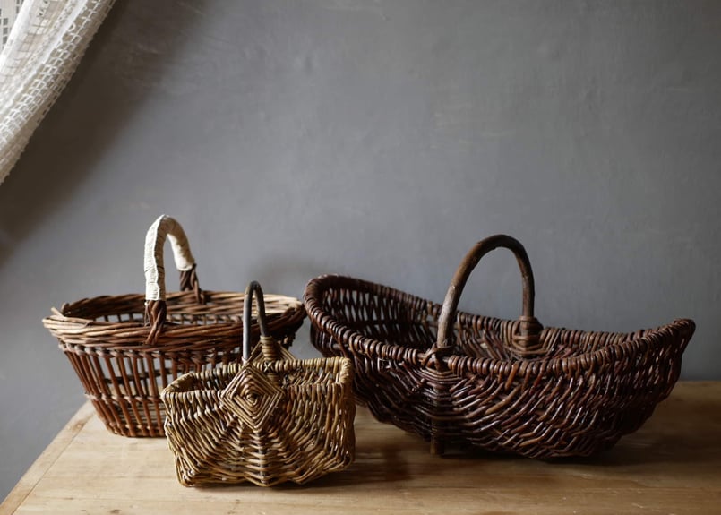 可愛い小さめパニエ フランスアンティーク アンティークのある生活