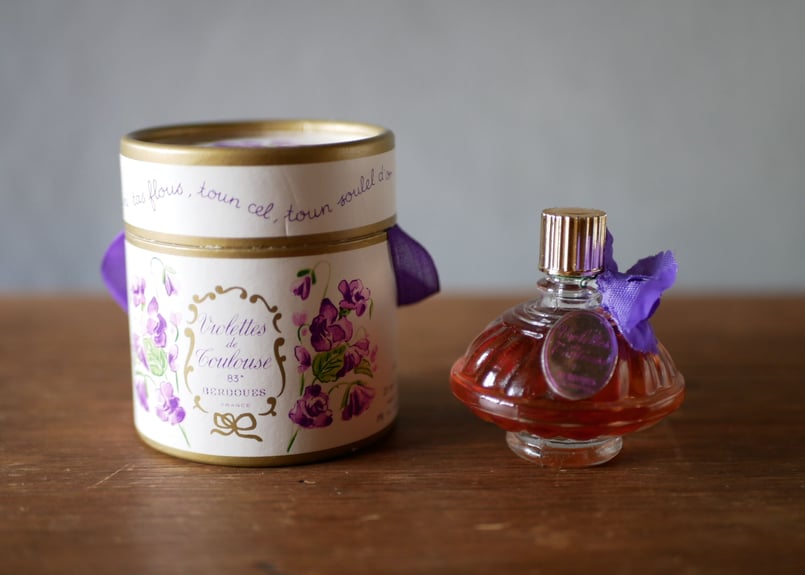 トゥールーズ スミレ 香水 ベルドゥ社 フランスアンティーク 香水瓶