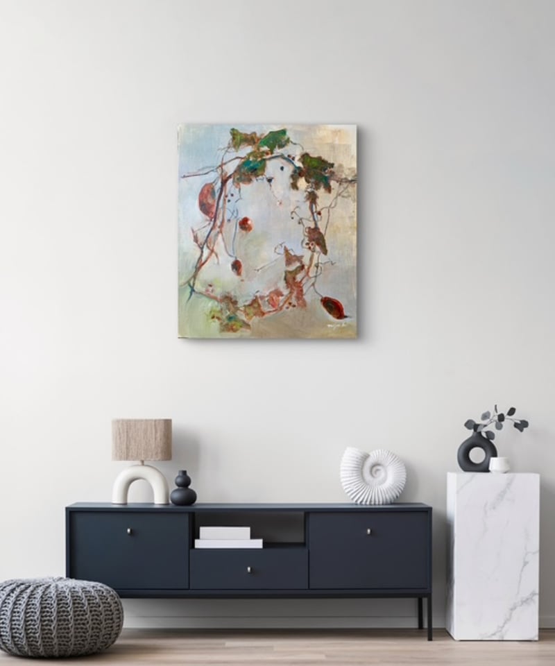 旺盛」 加藤將信 油絵抽象油彩画 F20号 旺盛」 加藤將信 油絵抽象