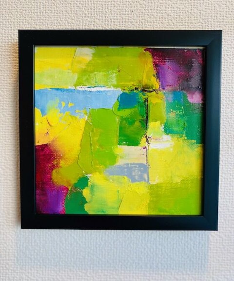 油彩 色遊び抽象 森田和昌 | nuancebeans