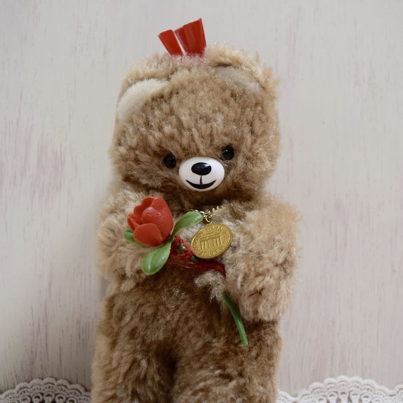 旧東ドイツ DDRベア小 ベージュ ぬいぐるみ | Kitten Blue