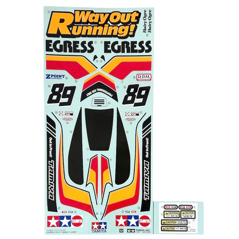 タミヤ カスタマーパーツ イグレス スペアステッカー(19495806