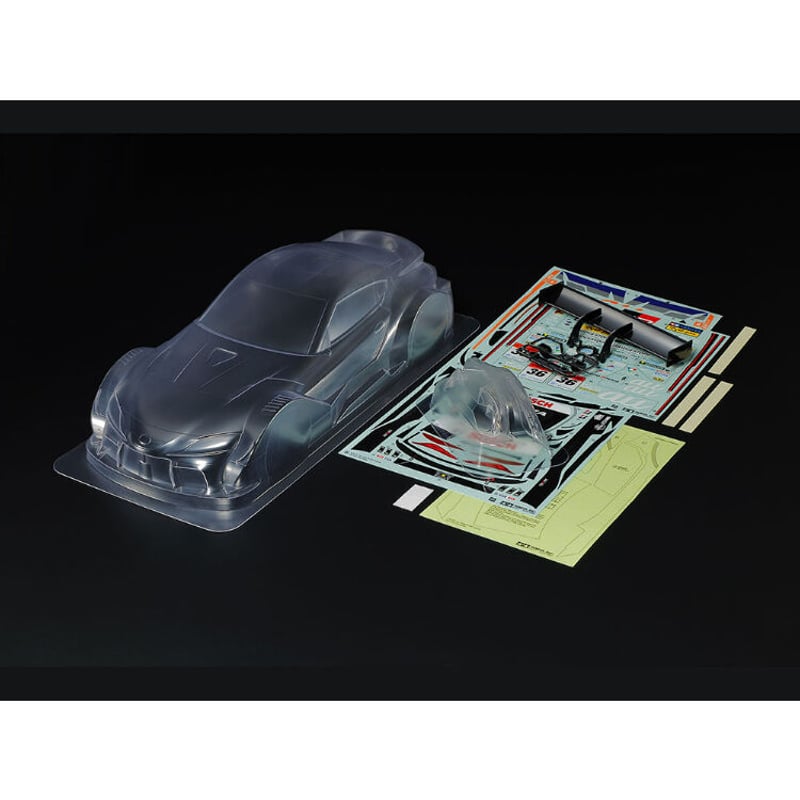 タミヤ SP.1678 1/10RC au TOM'S GR Supra スペアボディセット