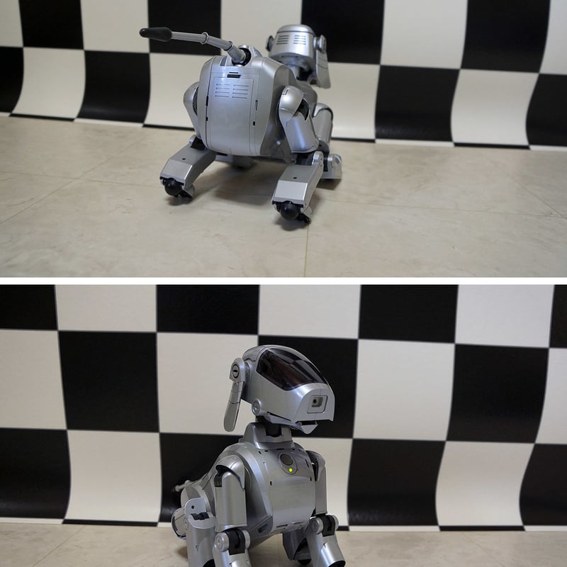 ソニーアイボ SONY AIBO ERS-111 グレイシルバー 美品!!リセル