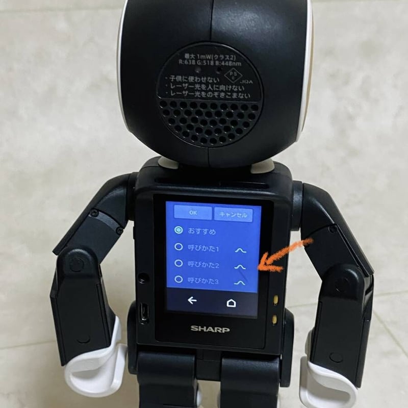 SHARP RoBoHoN]シャープ モバイル型ロボット電話 ロボホン SR-01M-W＋純