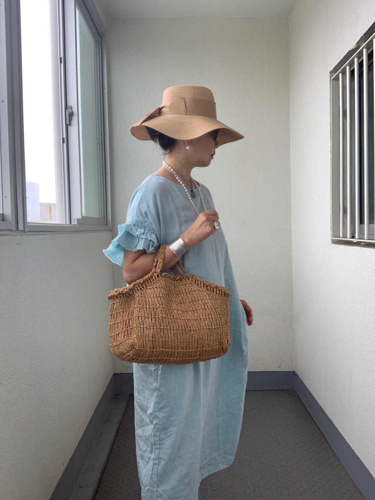 エフスタイル / シナの縄のマルシェバッグ（S） | Pili ON LINE