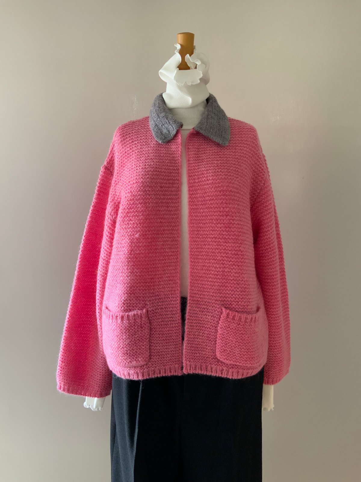 Harriss × Keiko Okamoto / 付衿＆カーディガン | Pili ON LINE