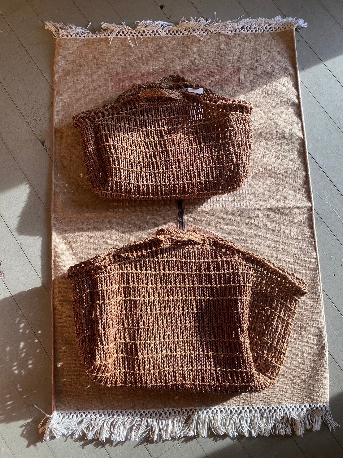 エフスタイル / シナの縄のマルシェバッグ（S） | Pili ON LINE