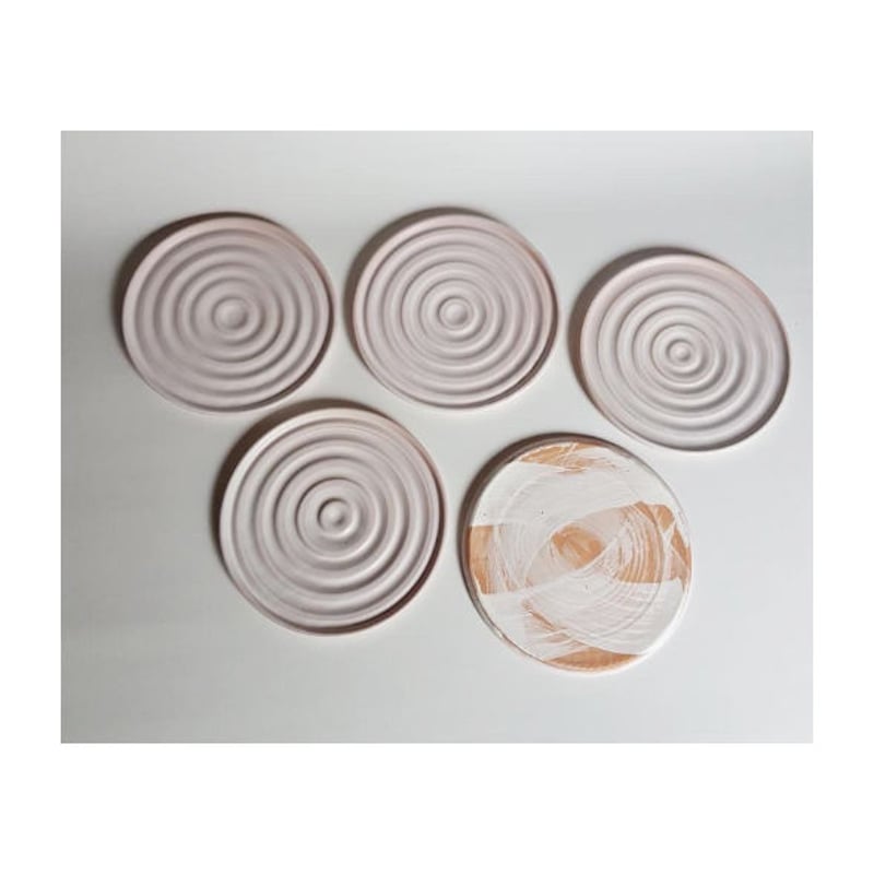 AKO STUDIO Ripple - Plate お皿 陶芸 陶器 ハンドメイド 一点物 M