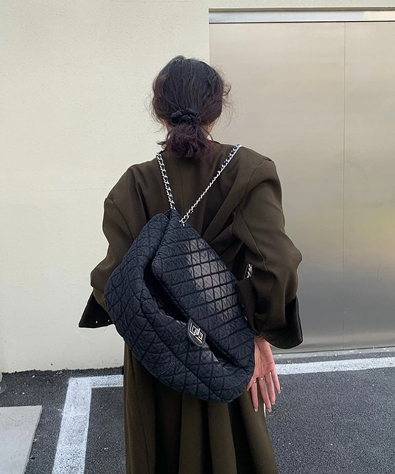 予約販売】キルティングデニムチェーンショルダーバッグ | KISHIKA