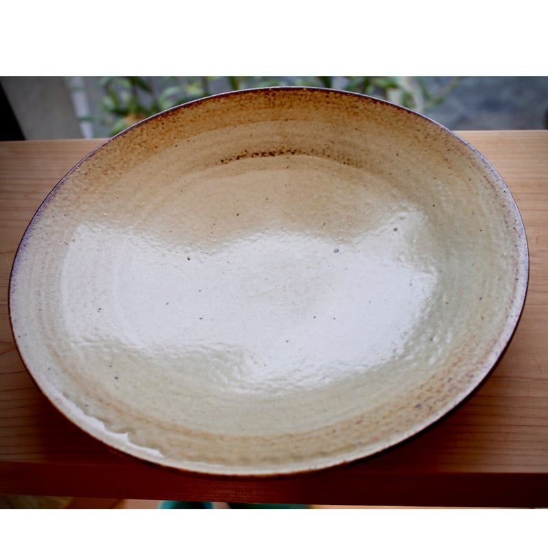 沖縄 大嶺實清さん 泥釉 お皿 大嶺工房 やちむん≪送料無料≫ #4
