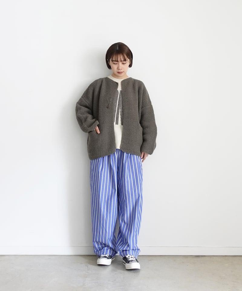 i c h i 250467・250468 Shetland Wool Knit Pull