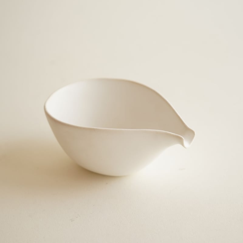 安藤雅信】片口鉢 MS（白マット釉） | ギャルリ百草 online store