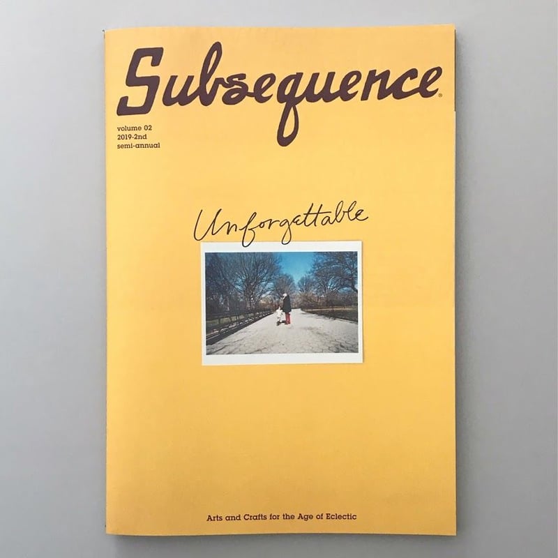 Subsequence Magazine vol.2』 | OWL