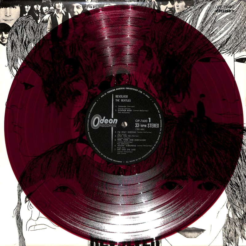 ビートルズ / リボルバー [※国内盤,品番:OP 7600,赤盤］ (LPレコード