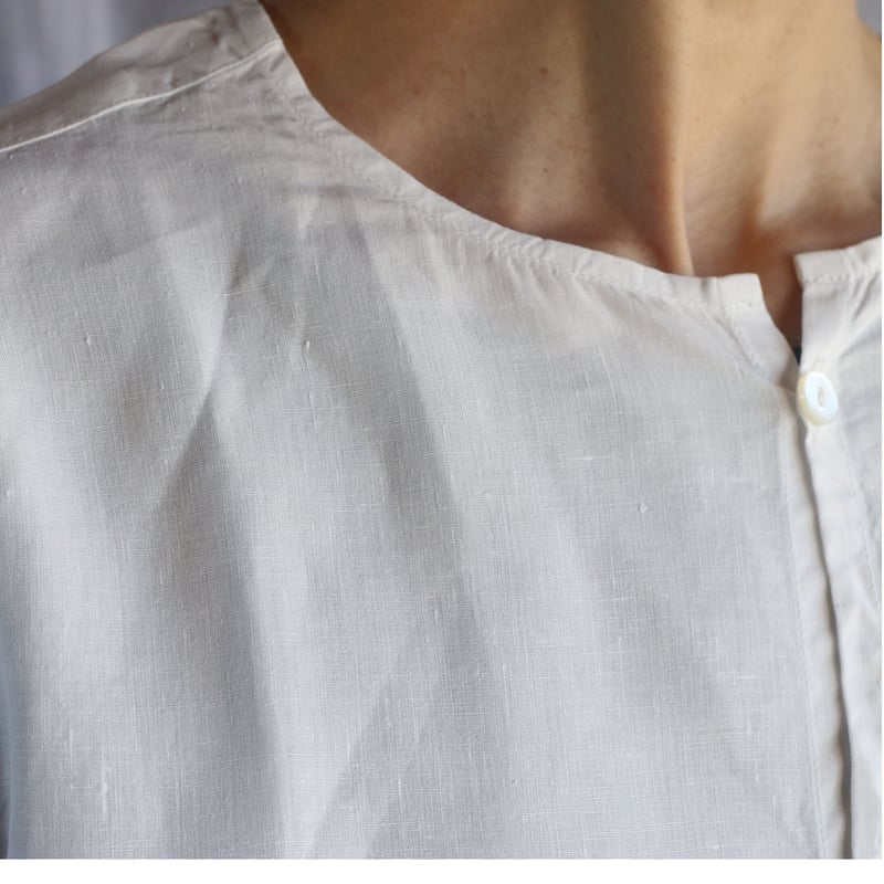 SH-98 大麻ワイドシャツ（高密度）白 ／MITTAN | furacoco