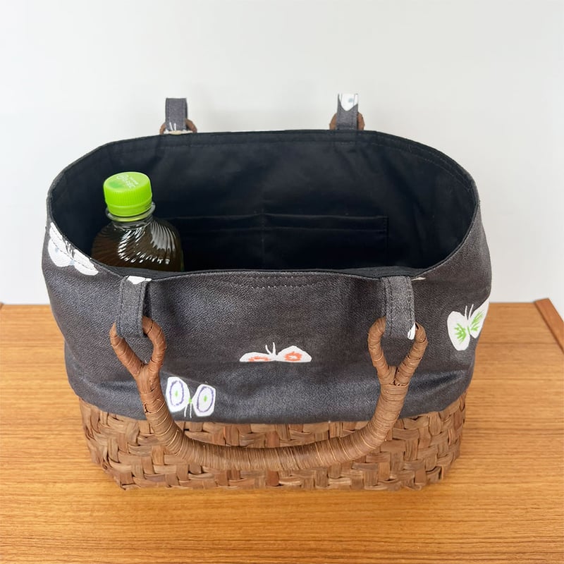 かごや × mina perhonen（ミナペルホネン） 網代編みやまぶどう籠