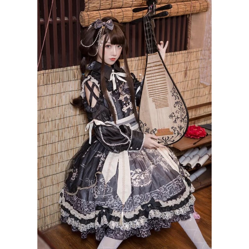 和風ロリータジャンパースカート | Fancy ☆World