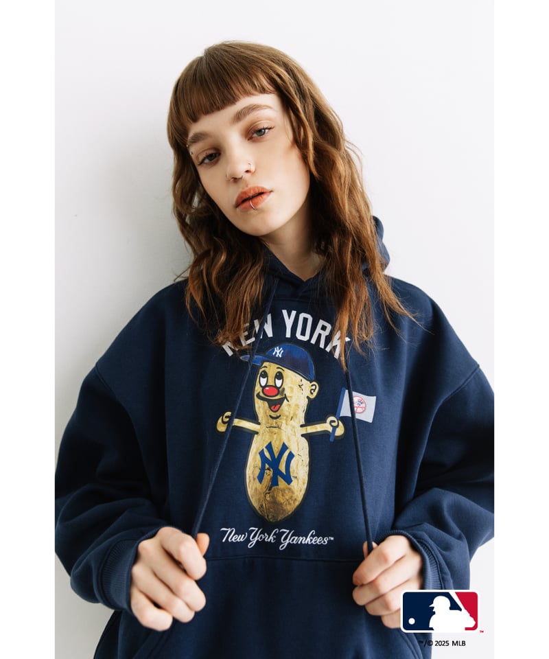 MLB HOODIE(ニューヨーク・ヤンキース)【WCJ-GC-058NAV-NYY】 | W
