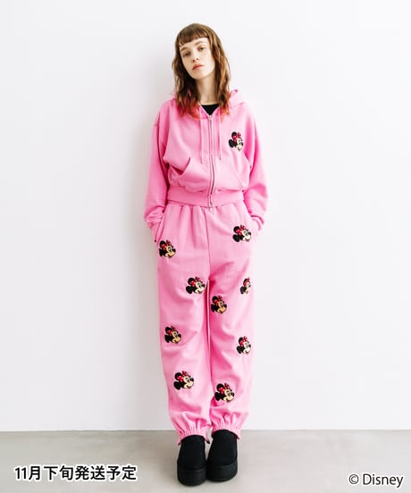 WCJ スウェット Disney / SWEAT TOP ミニー ピンク wcj ミニーマウス