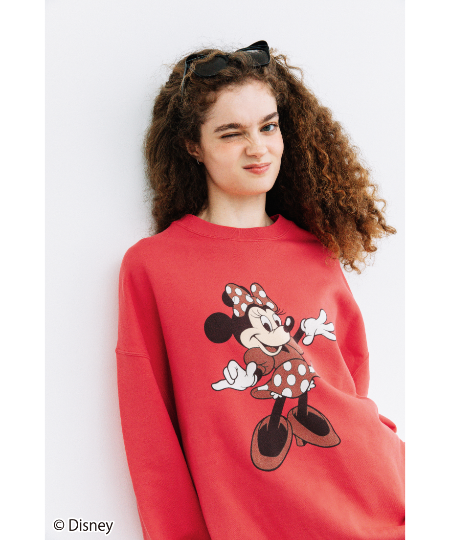 Disney / BIG SWEAT TOP(ミニー)【WCJ-NA-041RED02】 |