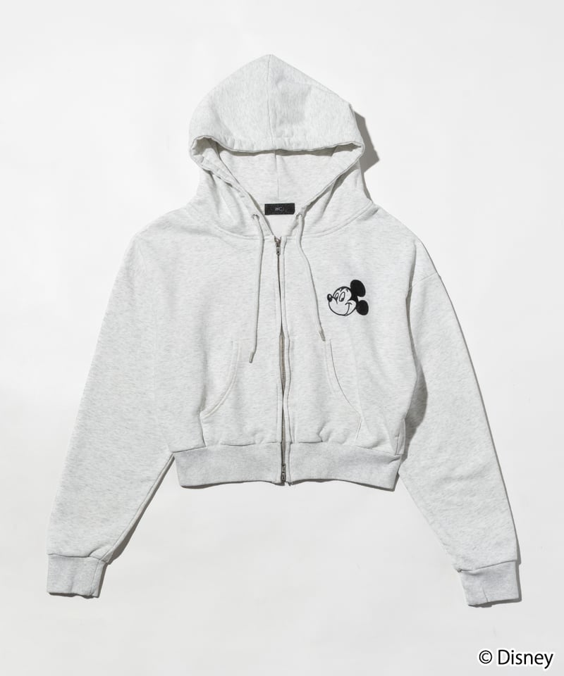 Disney / EMBROIDERY ZIP HOODIE(ミッキー)【WCJ-TD-044