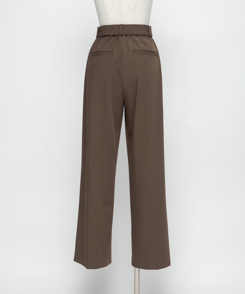 速乾】ベルト付きツータックパンツ【WCJ-TA-022BRN】 | WCJ OFFICIAL