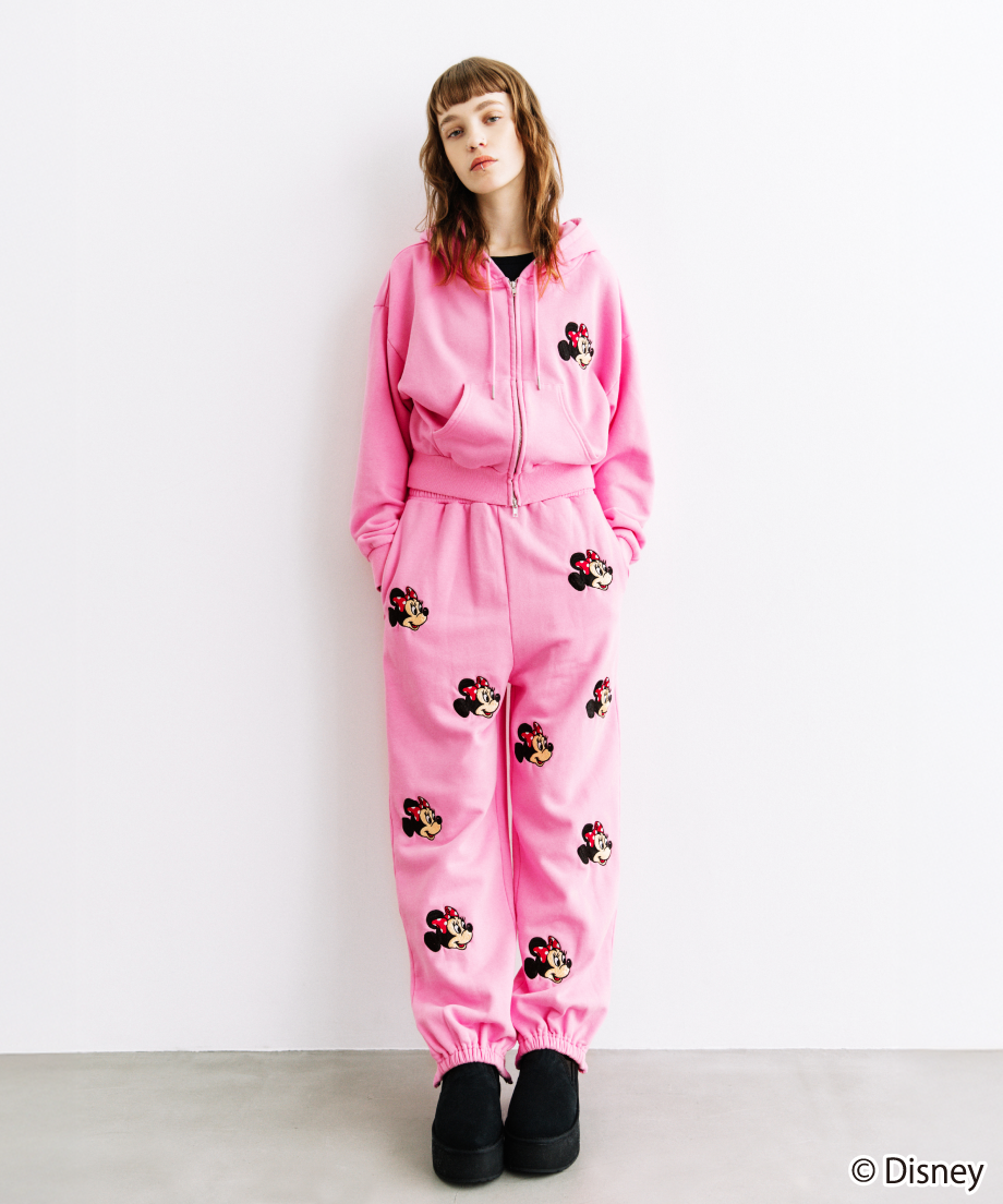 Disney / EMBROIDERY SWEAT PANTS(ミニー)【WCJ-TD-045