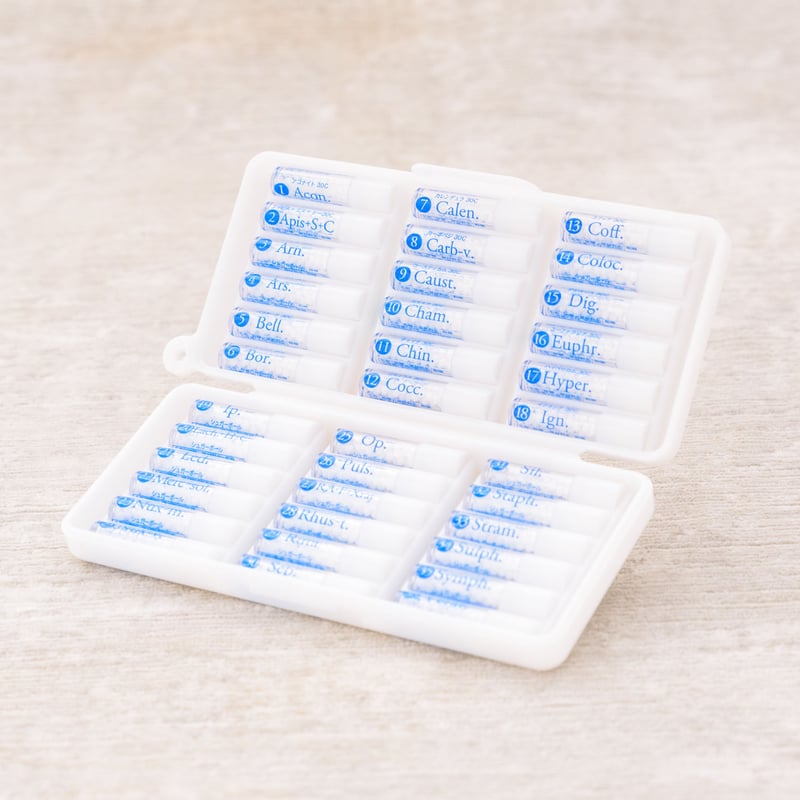 レメディー36基本セット Acon. Arn.の30c大瓶、200c小瓶 レメディー36