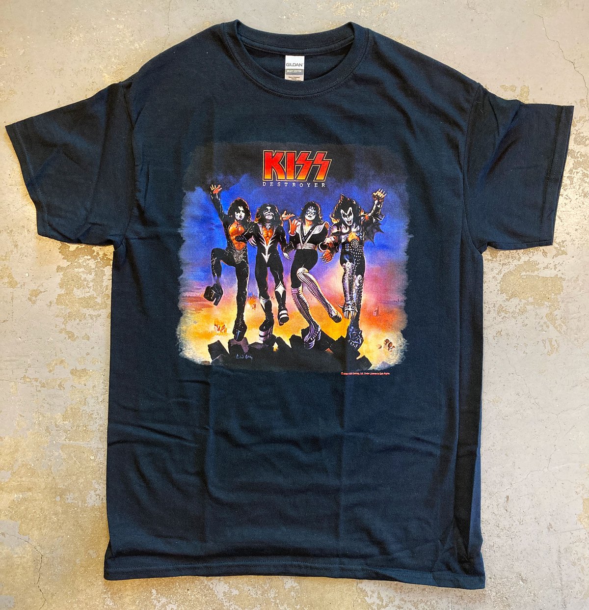 KISS☆地獄の美女軍団❤︎DESTROYER ビッグTシャツ1点モノ KISS☆地獄
