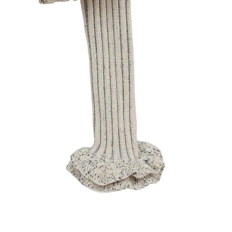 CLANE クラネ “W FACE SHORT FRILLED KNIT TOPS” ダブルフ