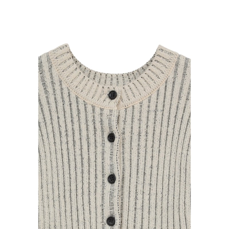 CLANE クラネ “W FACE SHORT FRILLED KNIT TOPS” ダブルフ