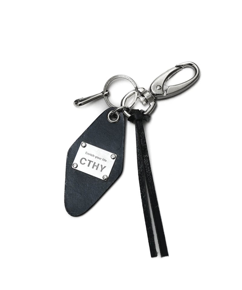 LUXURY MATERIAL LEATHER ROOM KEYRING by BRIDLE