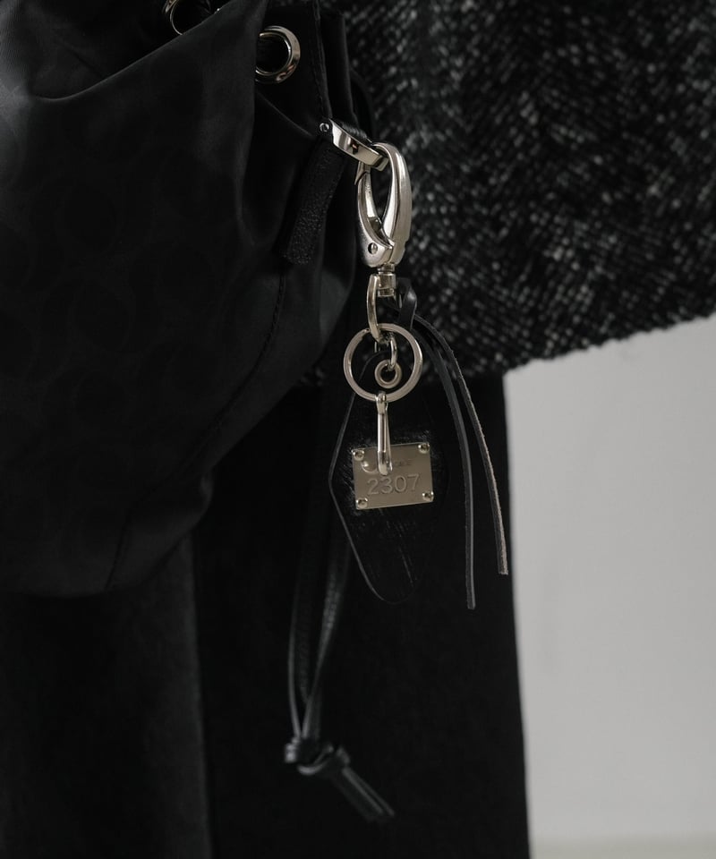 LUXURY MATERIAL LEATHER ROOM KEYRING by BRIDLE