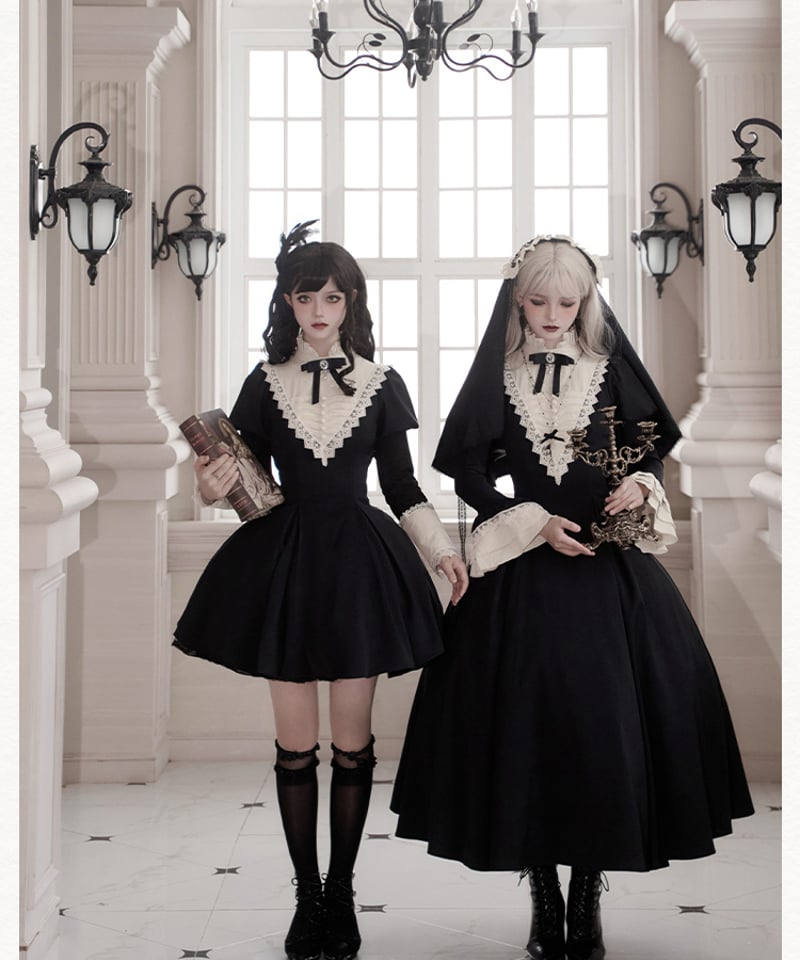 with PUJI Letter and Poetry / 夜曲 ロリィタドレス ワンピース