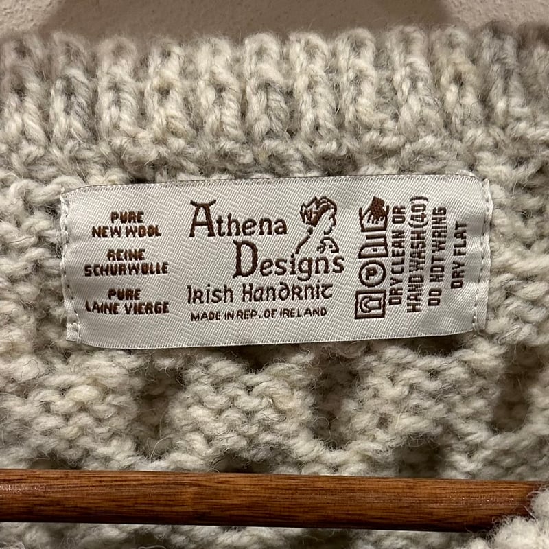 アテナデザイン アランニット #エクリュ サイズ36 | Bon Vieux