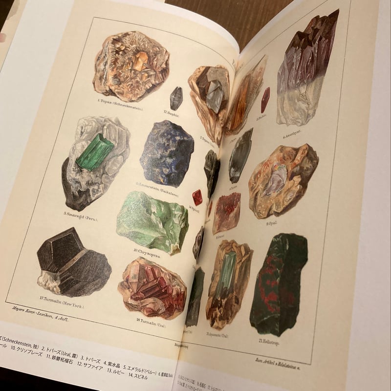 増補愛蔵版 美しいアンティーク鉱物画の本 | 本屋 itoito