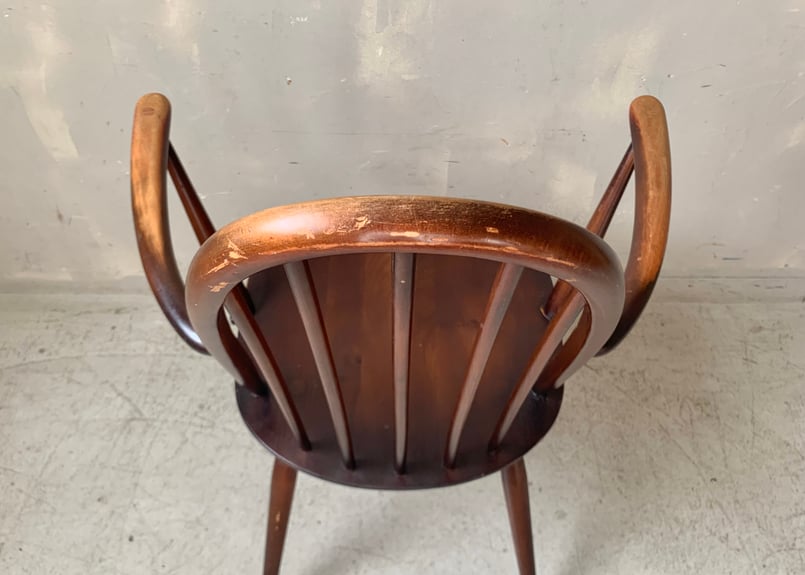 ERCOL アーコール クエーカーアームチェア ダーク S-2312-52 | mumokut