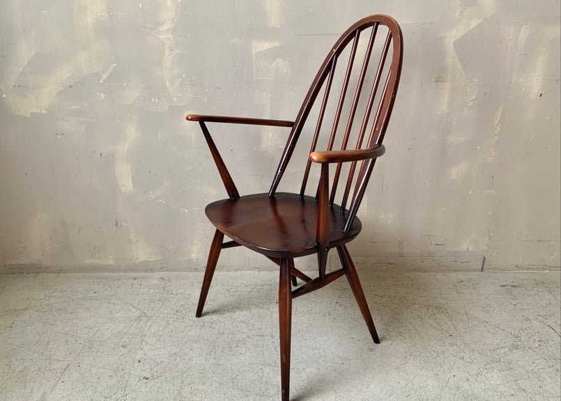 ERCOL アーコール クエーカーアームチェア ダーク S-2312-52 | mumokut