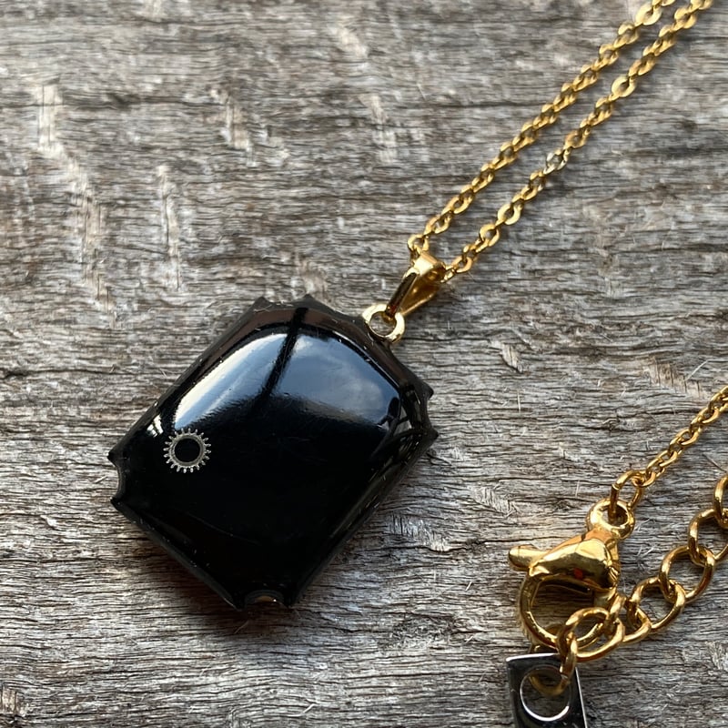 antique unique dial necklace K18GP【K892】 | 9時5分