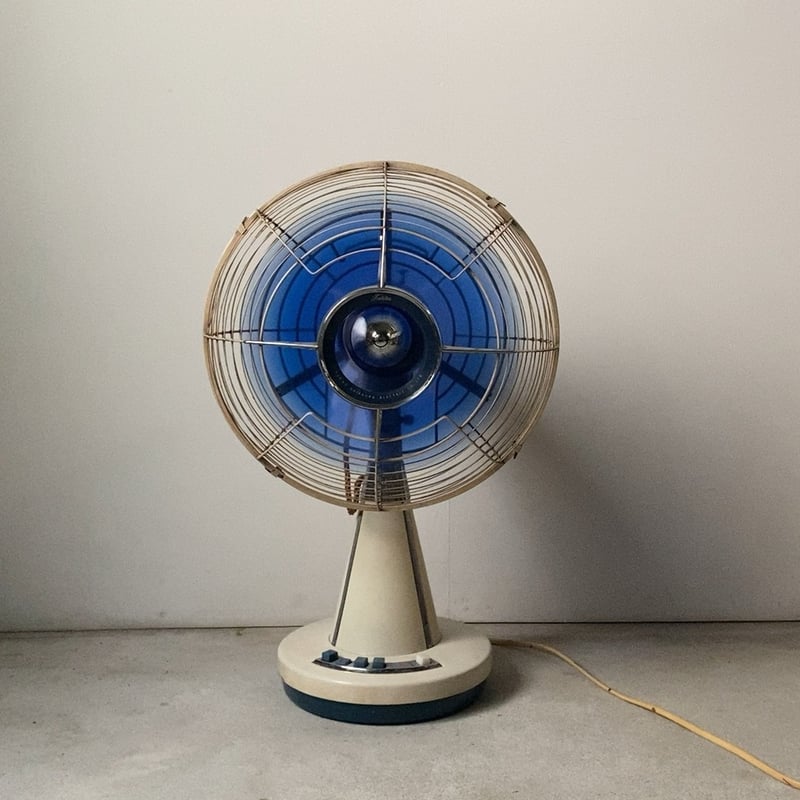 Toshiba 東芝 東京芝浦電気 ヴィンテージ扇風機 ランプ付き 一体型