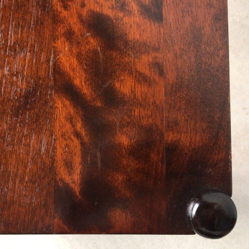 北海道民芸家具 樺無垢材 ＃670 スクエアスツール サイドテーブル